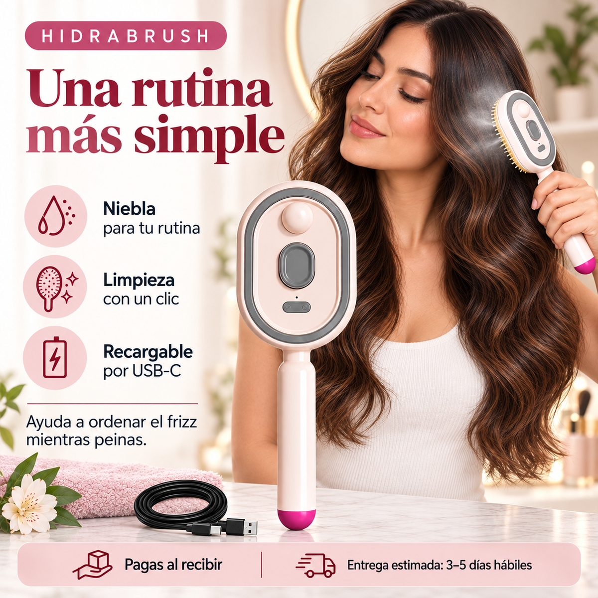 HidraBrush™ | Cepillo de Niebla para una Rutina sin Apuro