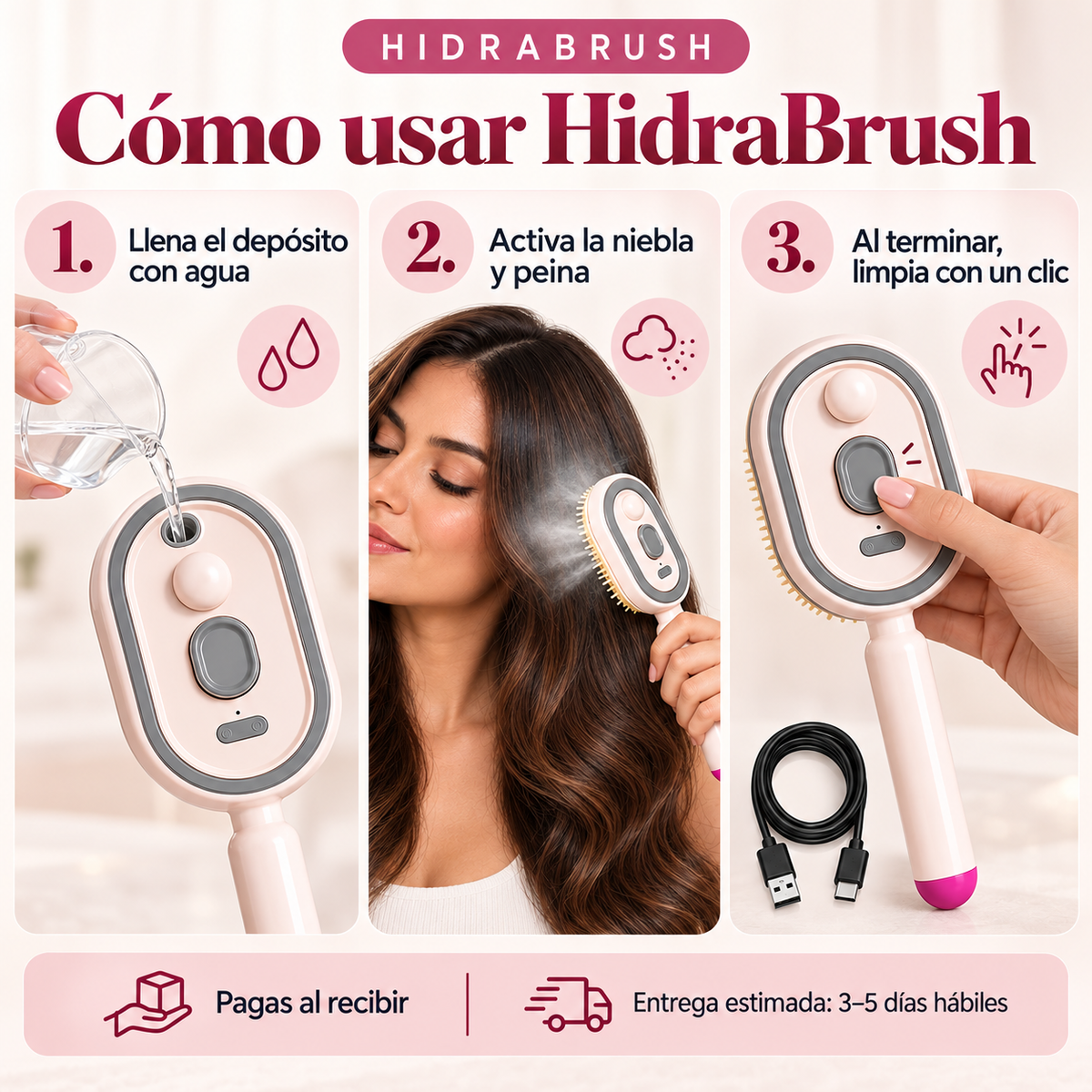 HidraBrush™ | Cepillo de Niebla para una Rutina sin Apuro